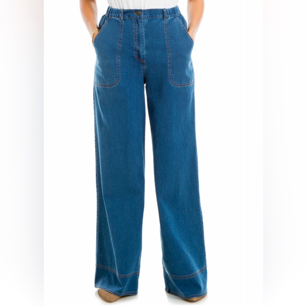 Max Studio Wide Leg Jeans